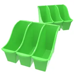 Small Book Bin, Green (Case of 6)