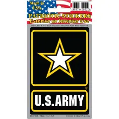 U.S. Army Logo Sticker 2-3/4"X4"