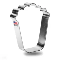 Popcorn Cookie Cutter 3.75 in B1565, CookieCutter.com, Tin Plated Steel, Handmade in the USA