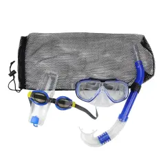 Pool Central 16" Blue Aqua Islander Adult Scuba Gear Combo Pack
