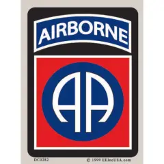 US Army Airbone Sticker (3"x4-1/4")