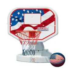 Swim Central 45" Red and Blue Patriotic USA Poolside Competition Swimming Pool Basketball Game