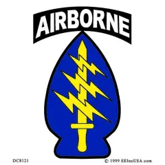 U.S. Army 5th Airborne Sticker 3-1/4"X3-1/2"