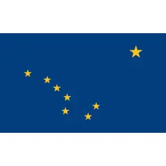 Alaska Flag with Grommets 3ft x 5ft