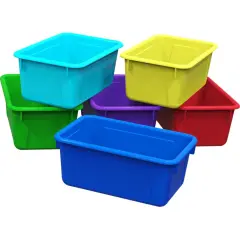 Small Cubby Bin, Classroom Assorted (Case of 5)