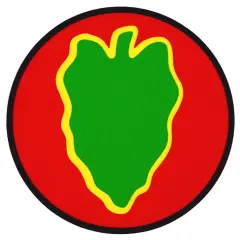 U.S. Army 24th Infantry Division Sticker 3-1/4"