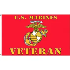 United States Marine Corps Retired Flag with Grommets 3ft x 5ft