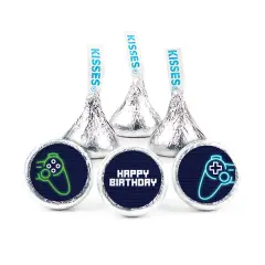 324ct Video Game Birthday Stickers for Hershey's Kisses Party Favors, Party Supplies - DIY - Candy Not Included - By Just Candy