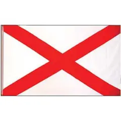 Alabama Flag On A Stick 12" x 18"