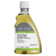 Winsor & Newton Refined Linseed Oil - 500 ml bottle