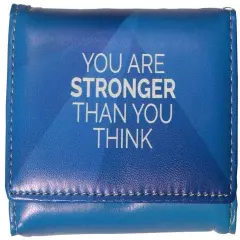 RE-FOCUS THE CREATIVE OFFICE, 7 Day Pill Organizer Box, Inspirational Blue