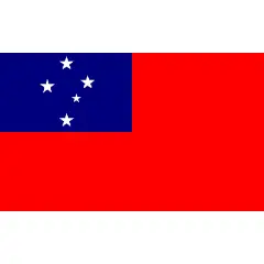 West Samoa Flag with Grommets 3ft x 5ft