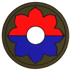 U.S. Army 9th Infantry Division Sticker 3-1/4"