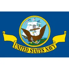 United States Navy 1775 Flag with Grommets 2ft x 3ft