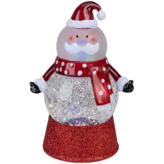 Northlight LED Lighted Santa Claus Christmas Snow Globe - 5.75" Red