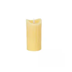 Melrose 7" Simplux Dripping Wax LED Lighted Flameless Candle - Ivory