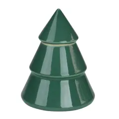 Northlight Contemporary Ceramic Christmas Tree Container - 6.25" - Green