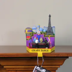 Sterling 7.25" Casino Gambling Craps Table Christmas Stocking Holder Black