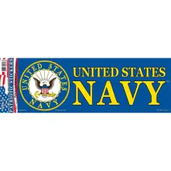 U.S. Navy Bumper Sticker 3-1/4"X9"