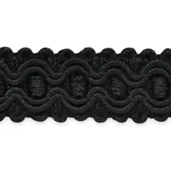 20 yards of Gabrielle Decorative Braid Trim | 20 yard cut Black