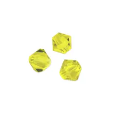 Preciosa Crystal Bicone Bead 4mm Citrine (Package of 50)