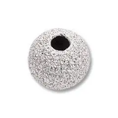 Stardust Beads 4mm Sterling Silver (1-Pc)