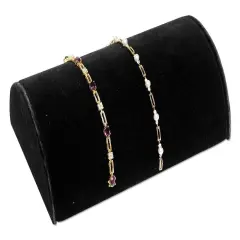 Jewelry Display Hump for Bracelets Black 8"Wide