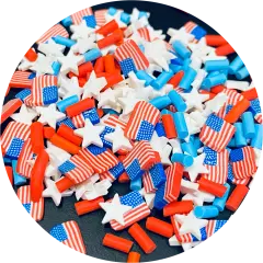 Fake Sprinkles - USA Sprinkles by Glitter Heart Co.&trade;