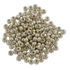 Czech Seed Beads - 6/0 Silver (10 Grams)