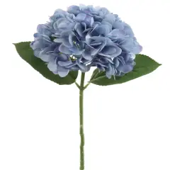 12-Pack: Blue Hydrangea Stem, 18.5-Inch, Artificial Flowers by Floral Home