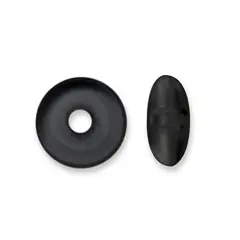 JewelrySupply Bead Bumpers 1.5mm Black (50-Pcs)