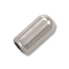 JewelrySupply Fishook Safety Clutch 6x3mm Silver Color (10-Pcs)
