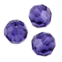 Preciosa Crystal Round Bead 6mm Tanzanite (Package of 20)