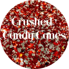 Polyester Glitter - Crushed Candy Canes by Glitter Heart Co.&trade;