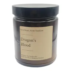 Dragon's Blood Soy Candle 8oz 35-40 Hours Hand Poured with All Natural Soy Wax and Fragrant/ Essential Oils!
