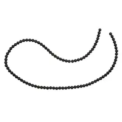 Black Obsidian Beads 4mm (16" Strand)
