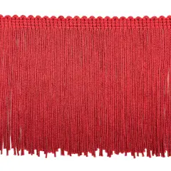 5 yards of 4" Stretch Chainette Fringe Trim | 5 yard cut Red