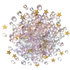 Buttons Galore Sparkletz DIY Craft Embellishments 30 Grams - 3 Packs of Winter Wishes