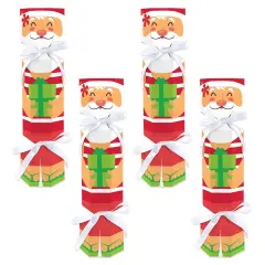 Big Dot of Happiness Tropical Christmas No Snap Beach Santa Holiday Party Table Favors DIY Cracker Boxes Set of 12
