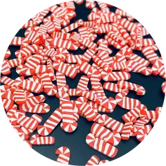 Fake Sprinkles - Candy Cane Sprinkles by Glitter Heart Co.&trade;