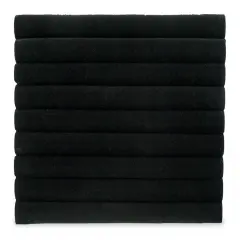 JewelrySupply Multi-Slot Ring Pad Inserts Standard Size Black
