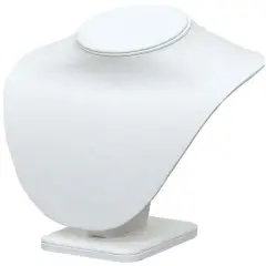 Necklace Bust Jewelry Display 10" Tall White