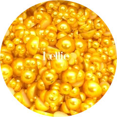 Flatback Resin Pearl Mix - Nellie by Glitter Heart Co.&trade;