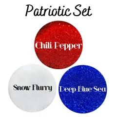 Glitter Patriotic Set by Glitter Heart Co.&trade;