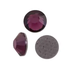 Preciosa Crystal VIVA12 Hotfix Rhinestone 3mm (SS12) Amethyst (Package of 50)