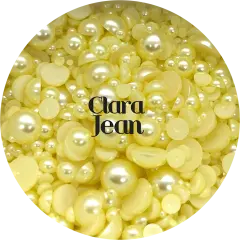 Flatback Resin Pearl Mix - Clara Jean by Glitter Heart Co.&trade;