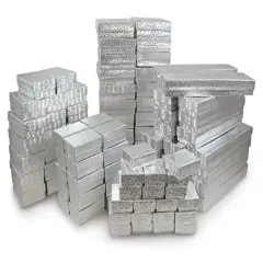 Jewelry Boxes Assortment Silver (Package of 100)
