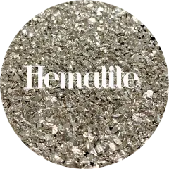Polyester Glitter - Hematite Glass Glitter by Glitter Heart Co.&trade;