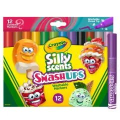 Crayola Silly Scents Chisel Tip Washable Markers 12/Pkg-Assorted Colors