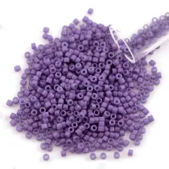 Miyuki Delica Seed Bead 11/0 Matte Dark Violet Opaque